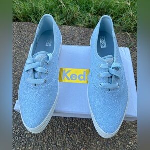 Keds Glitter Light Blue Sneakers